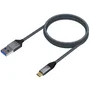 Aisens Cable USB 3.1 Gen2 USB-C a USB-A 10Gbps 1.5m Gris